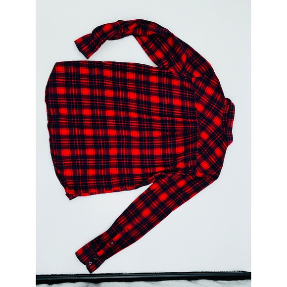 J.Crew Womens Boyfit Plaid Flannel Shirt Size M Americana Cabincore Lumberjack - Picture 8 of 12